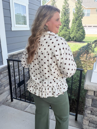 Sweet Spot Ruffle Blouse
