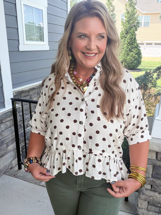 Sweet Spot Ruffle Blouse