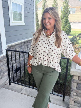 Sweet Spot Ruffle Blouse