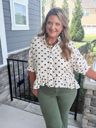 Sweet Spot Ruffle Blouse