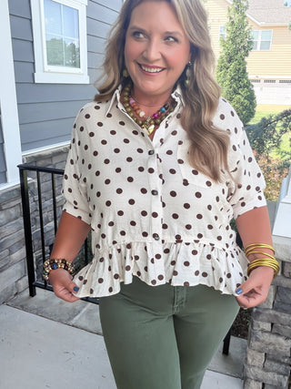 Sweet Spot Ruffle Blouse