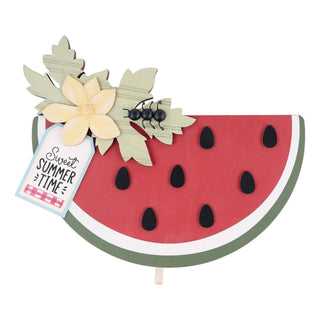 Sweet Summer Time watermelon decorative topper.