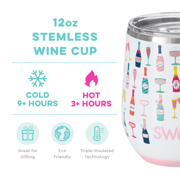 Pop Fizz Stemless Wine Cup 14oz