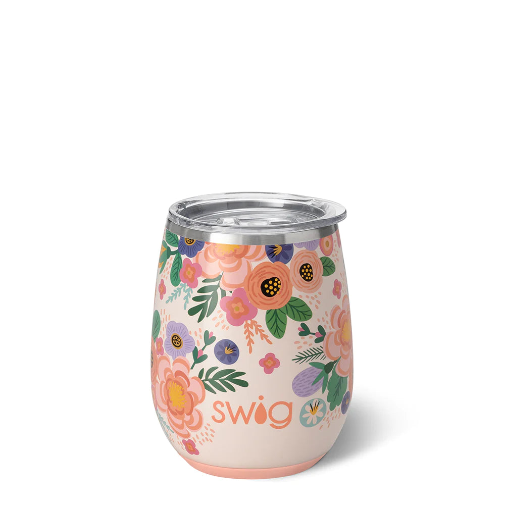 Full Bloom Stemless Wine Cup 14 oz