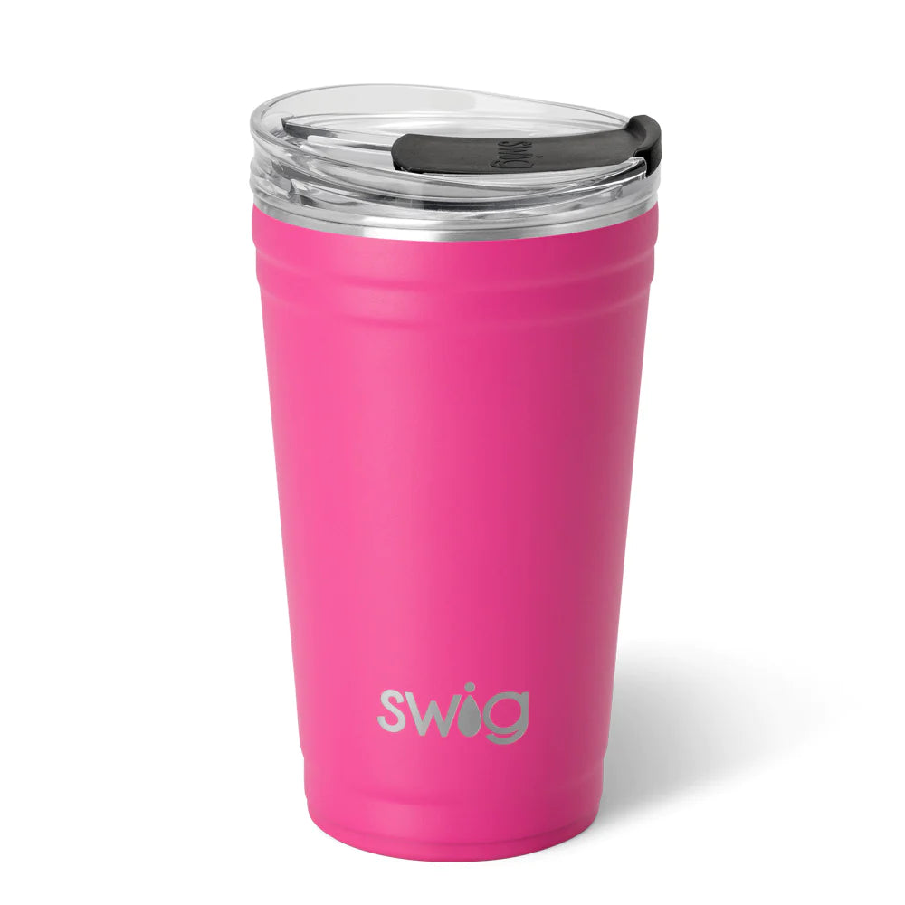 Hot Pink Party Cup 24oz