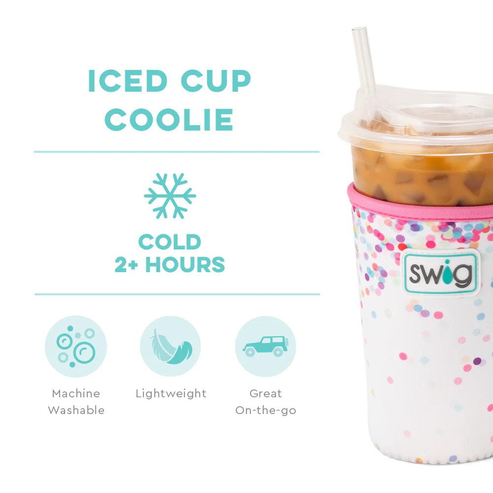 Confetti Iced Cup Coolie 22oz