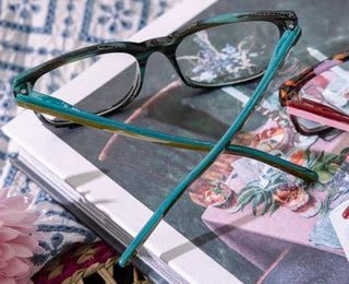 Sycamore Reading Glasses - Teal Horn/Teal