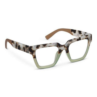Peepers take a bow chai tortoise/green reading glasses.