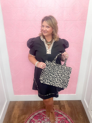 Tamed but Tempting Mini Dress