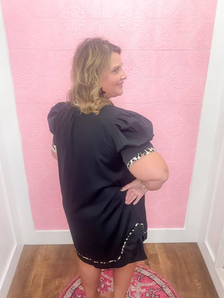 Tamed but Tempting Mini Dress