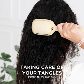 Teleties Detangler Hair Brush | Tan