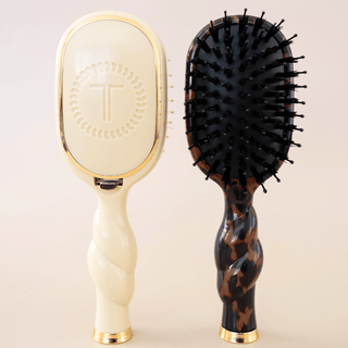 Teleties mini boar hairbrushes.