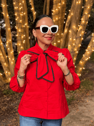 The Belle Bow Blouse