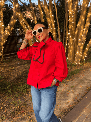 The Belle Bow Blouse