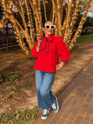 The Belle Bow Blouse