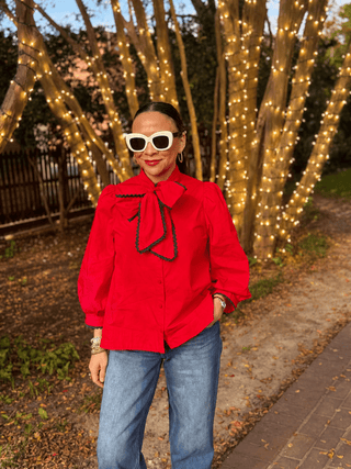 The Belle Bow Blouse