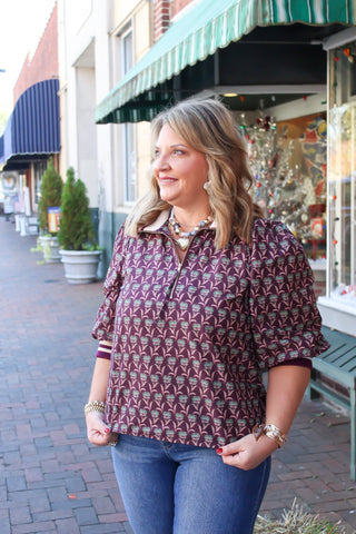 The Bloomline Blouse