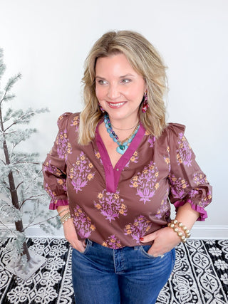 The Bold Bloom Blouse