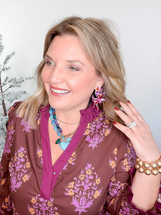 The Bold Bloom Blouse