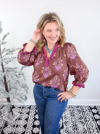 The Bold Bloom Blouse
