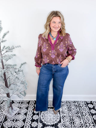 The Bold Bloom Blouse