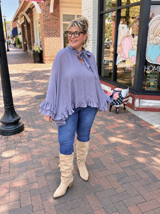 The Cascade Blouse | Grey