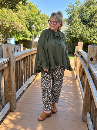 The Cascade Blouse | Olive