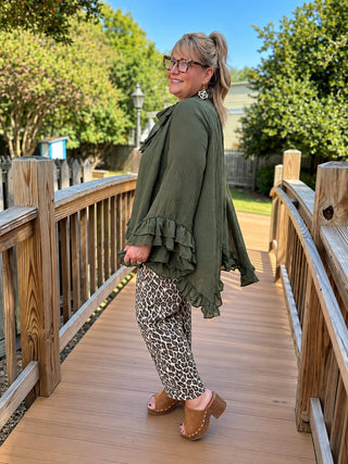 The Cascade Blouse | Olive