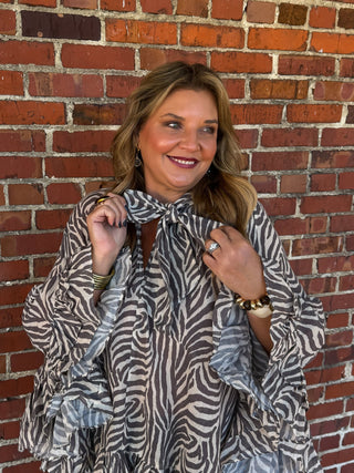 The Cascade Blouse |  Zebra