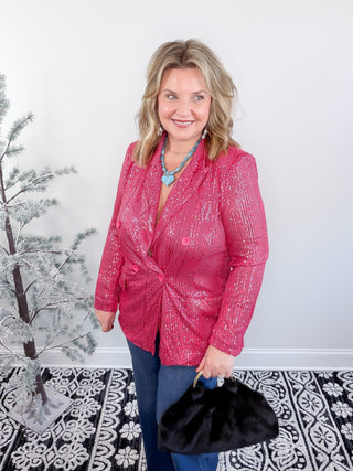 The City Lights Blazer | Pink