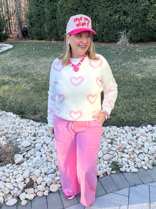 The Cotton Candy Wide Leg Pants