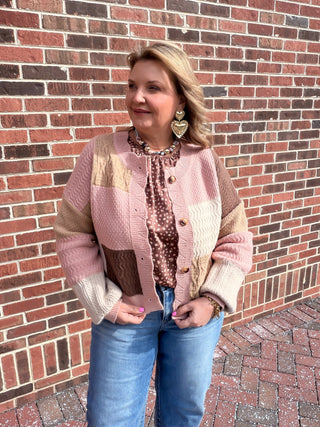 The Darling Colorblock Cardigan
