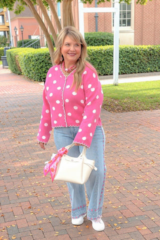 The Dotted Stitch Cardigan