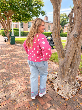 Embroidered Classic Denim Pants