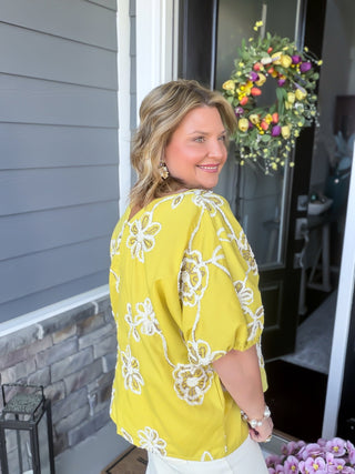 The Golden Garden Blouse