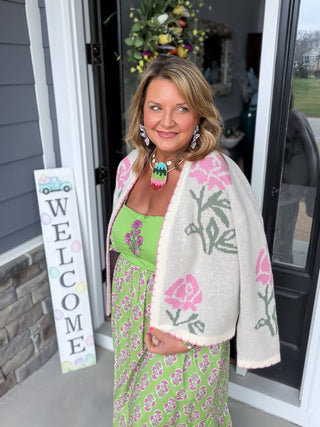 The Heirloom Bloom Kimono Cardigan