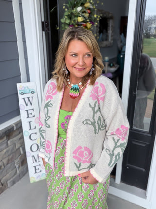 The Heirloom Bloom Kimono Cardigan