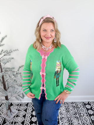 nutcracker sequin sweater