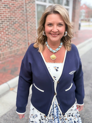 The Nantucket Fish Cardigan