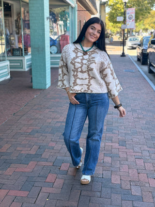 Bloom Theory Knit Sweater | Oatmeal