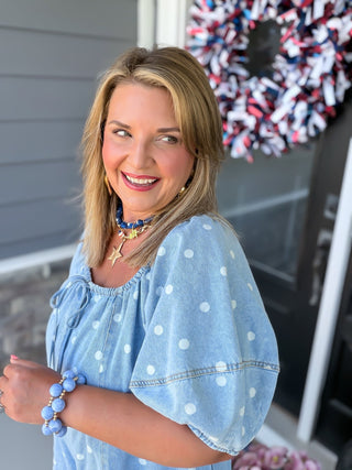 The Polka Pop Romper