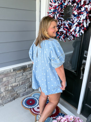The Polka Pop Romper