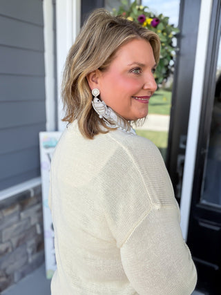 The Sardine Drift Coastal Graphic Knit Sweater
