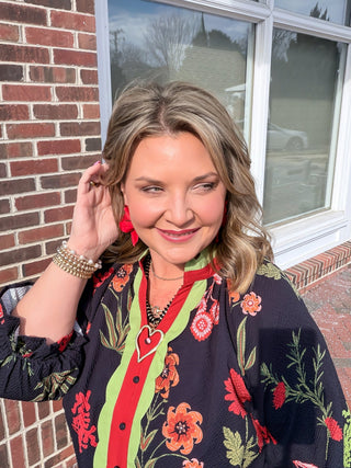 The Scalloped Bloom Blouse