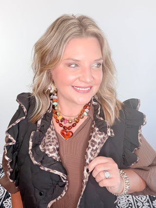 The Untamed Quilted Vest | Black