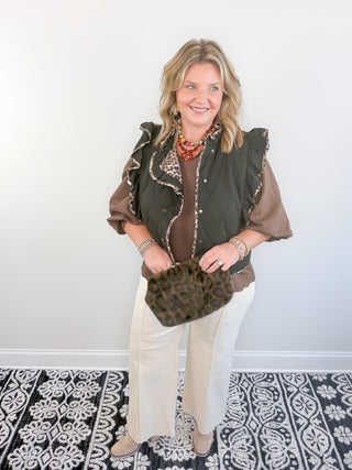 The Untamed Quilted Vest | Black