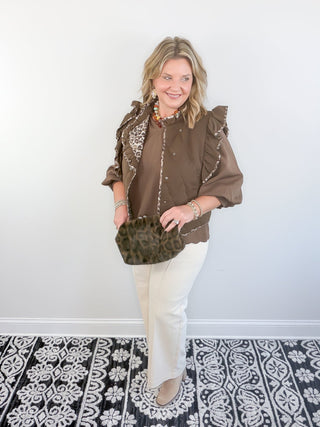 The Untamed Quilted Vest | Espresso