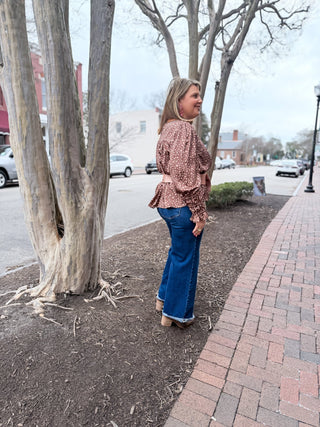 THML Smitten in Spots Blouse