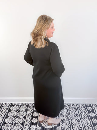 Timeless Ease Midi Dress | Black