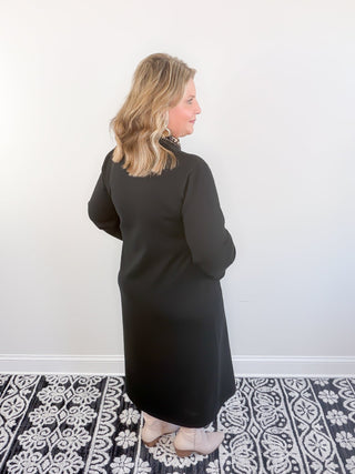 Timeless Ease Midi Dress | Black